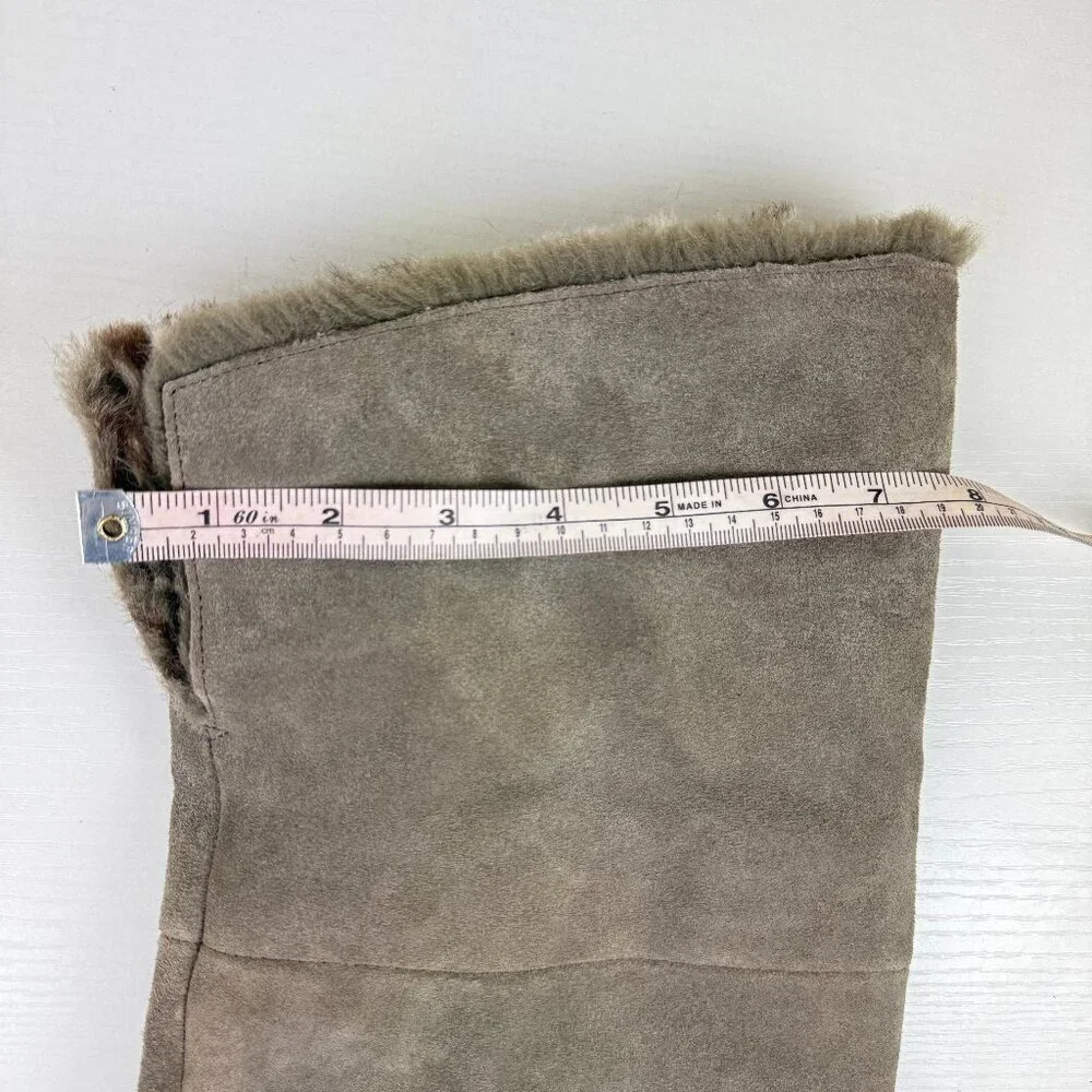 EUC Sam Edelman Orlando Suede Boots Fur Lined